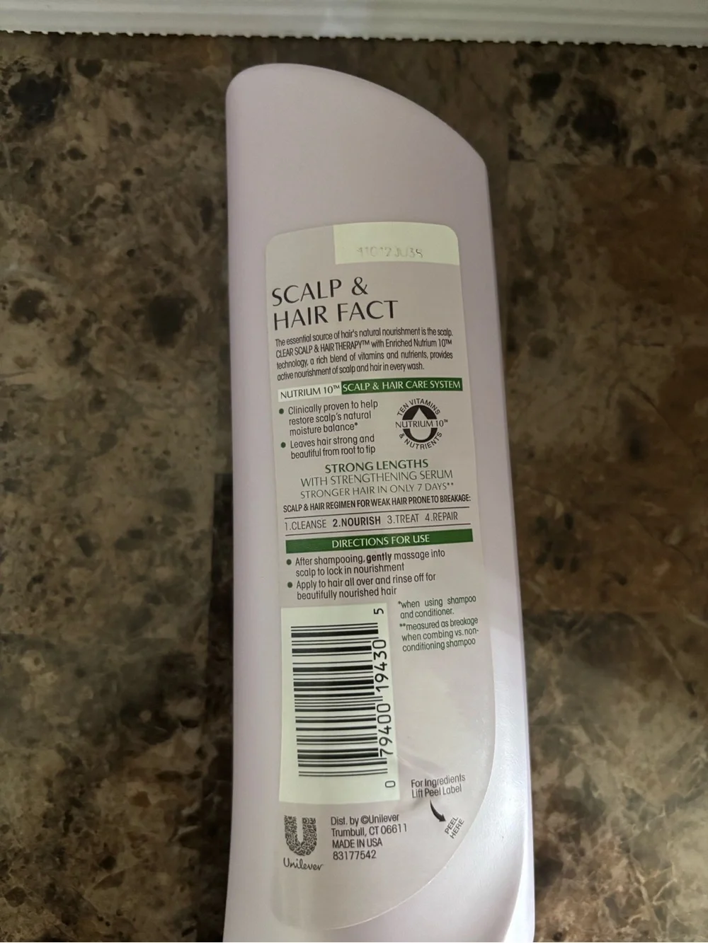 Clear Scalp & Hair Therapy Strong Lengths Conditioner 12.7 oz Discontinued New
